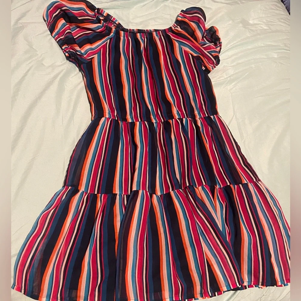 Colorful Striped Fabric - Picture 2 of 2